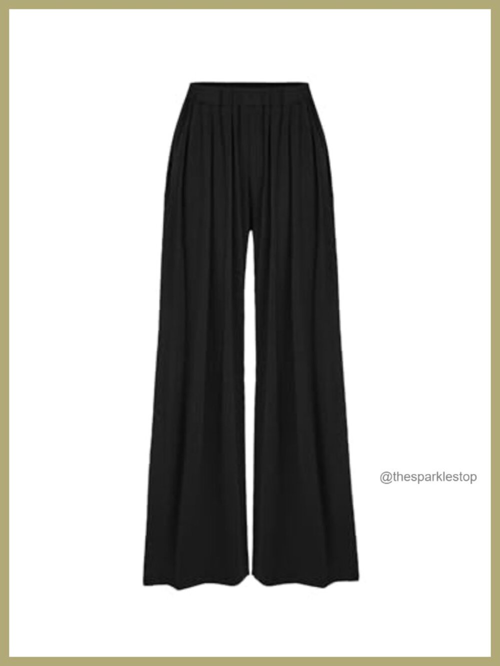 Wide Leg Palazzo Pants High Rise Pull On Casual Summer Beach